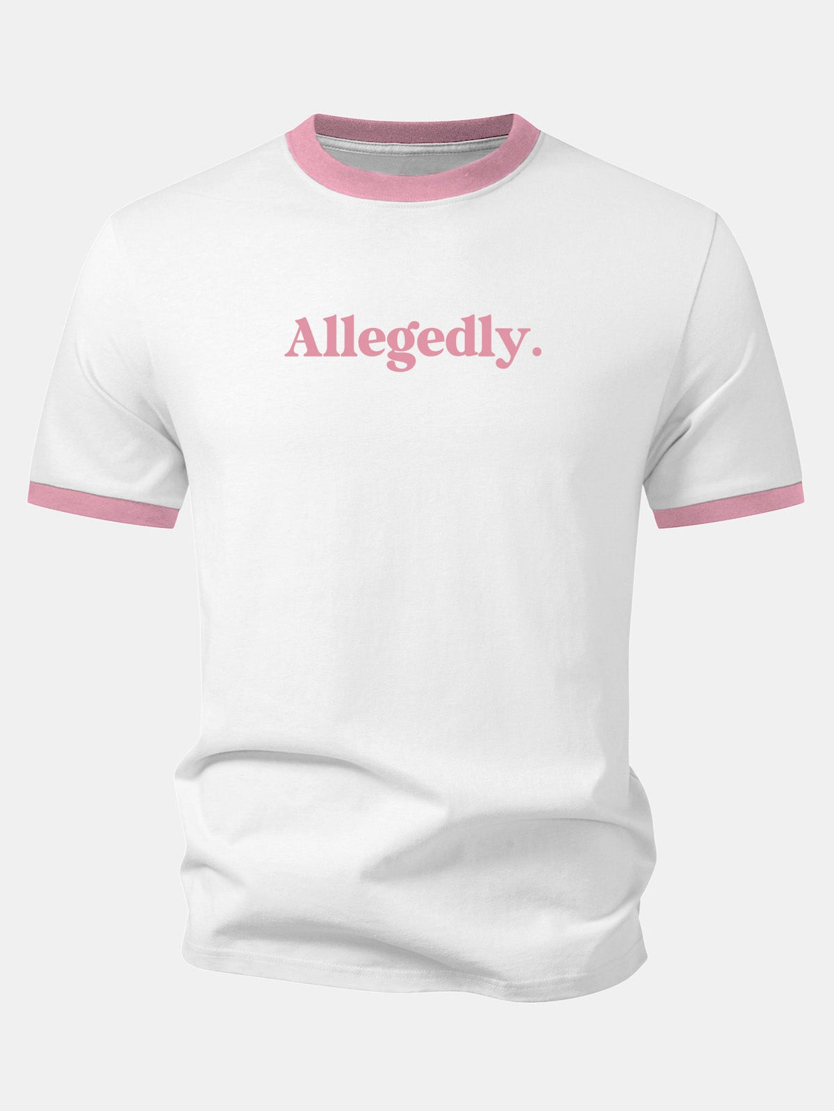 Camiseta com estampa contrastante Allegedly Ringer
