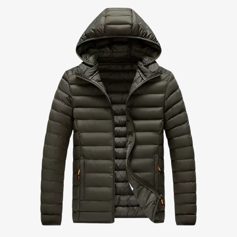 The Brecon Lightweight Hooded Puffer