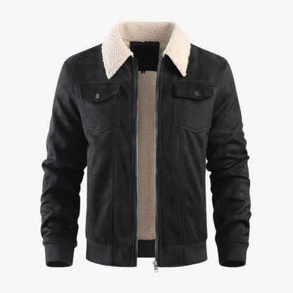 The Duxford Shearling-Collar Aviator