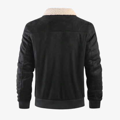 The Duxford Shearling-Collar Aviator