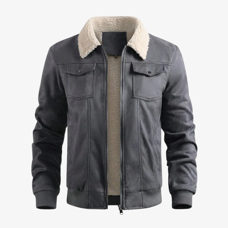 The Duxford Shearling-Collar Aviator