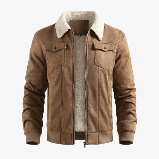 The Duxford Shearling-Collar Aviator