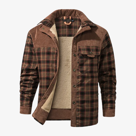 The Braemar Sherpa-Lined Overshirt