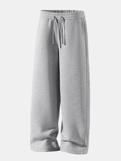 Calça de moletom de perna reta