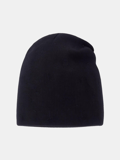 Gorro de Tricô Quente Estilo Punk Fashion com Strass e Broche