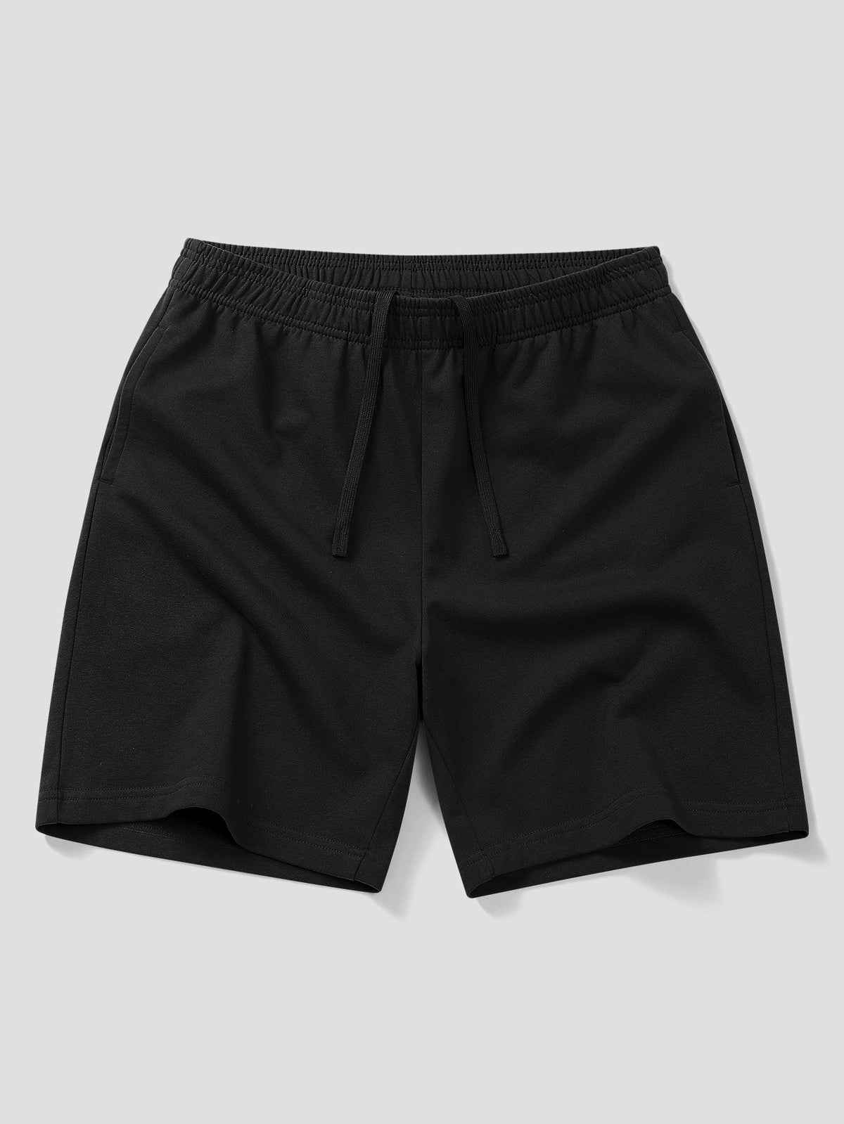 Polo de Algodão com Gola Contrastante e Shorts de Algodão com Cordão de 7"