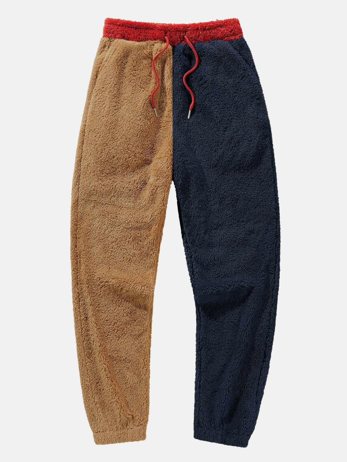 Calças jogger Teddy com blocos de cor