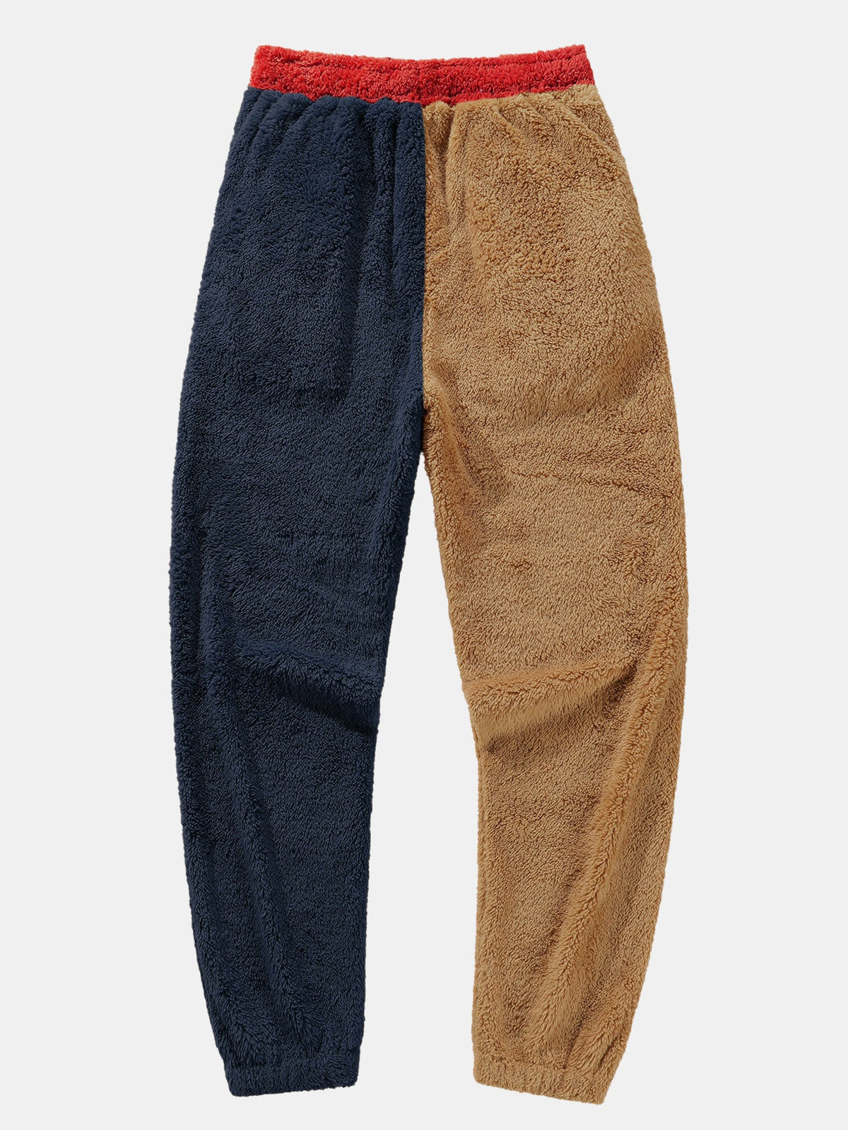 Calças jogger Teddy com blocos de cor