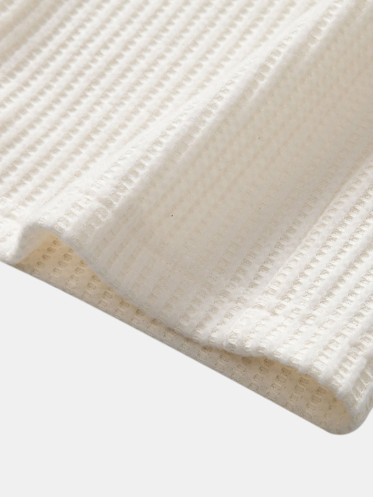 Calça Tricotada com Cordão e Textura Waffle