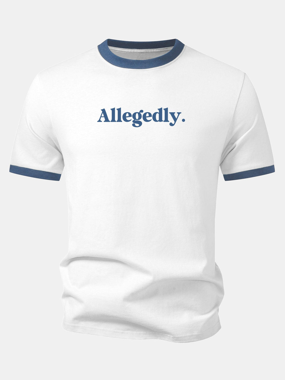 Camiseta com estampa contrastante Allegedly Ringer