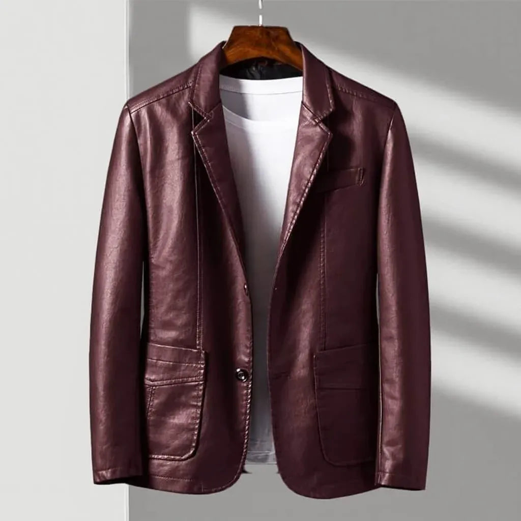 Olymp Leather Blazer