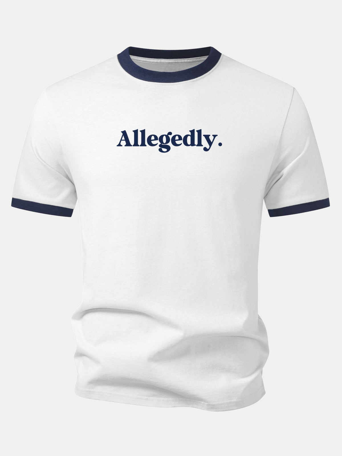 Camiseta com estampa contrastante Allegedly Ringer