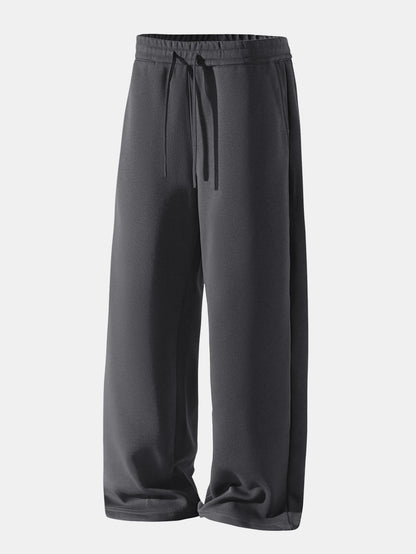 Calça de moletom de perna reta