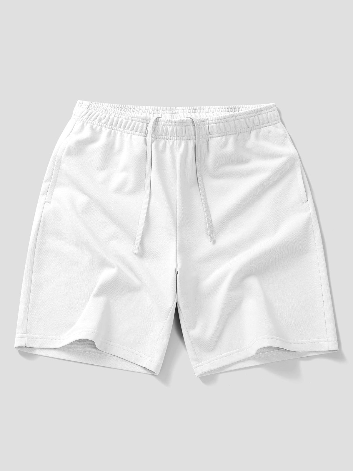 Polo de Algodão com Gola Contrastante e Shorts de Algodão com Cordão de 7"
