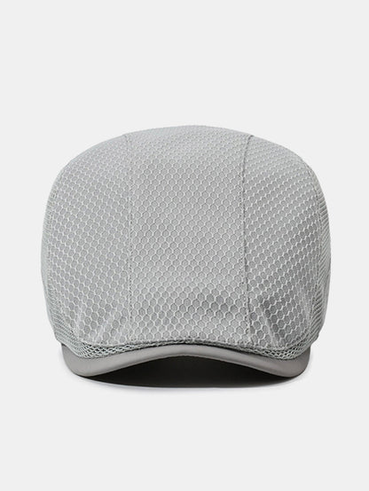 Boné estilo newsboy Ivy ventilado de malha respirável