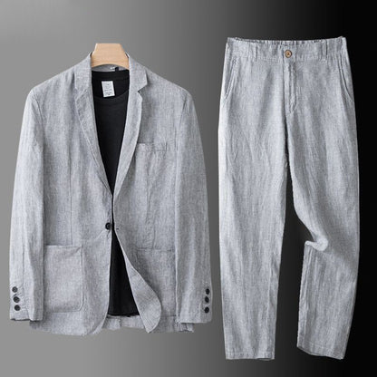Davenport Linen Suit Set