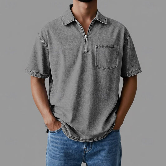 Ingram Denim Zip Shirt