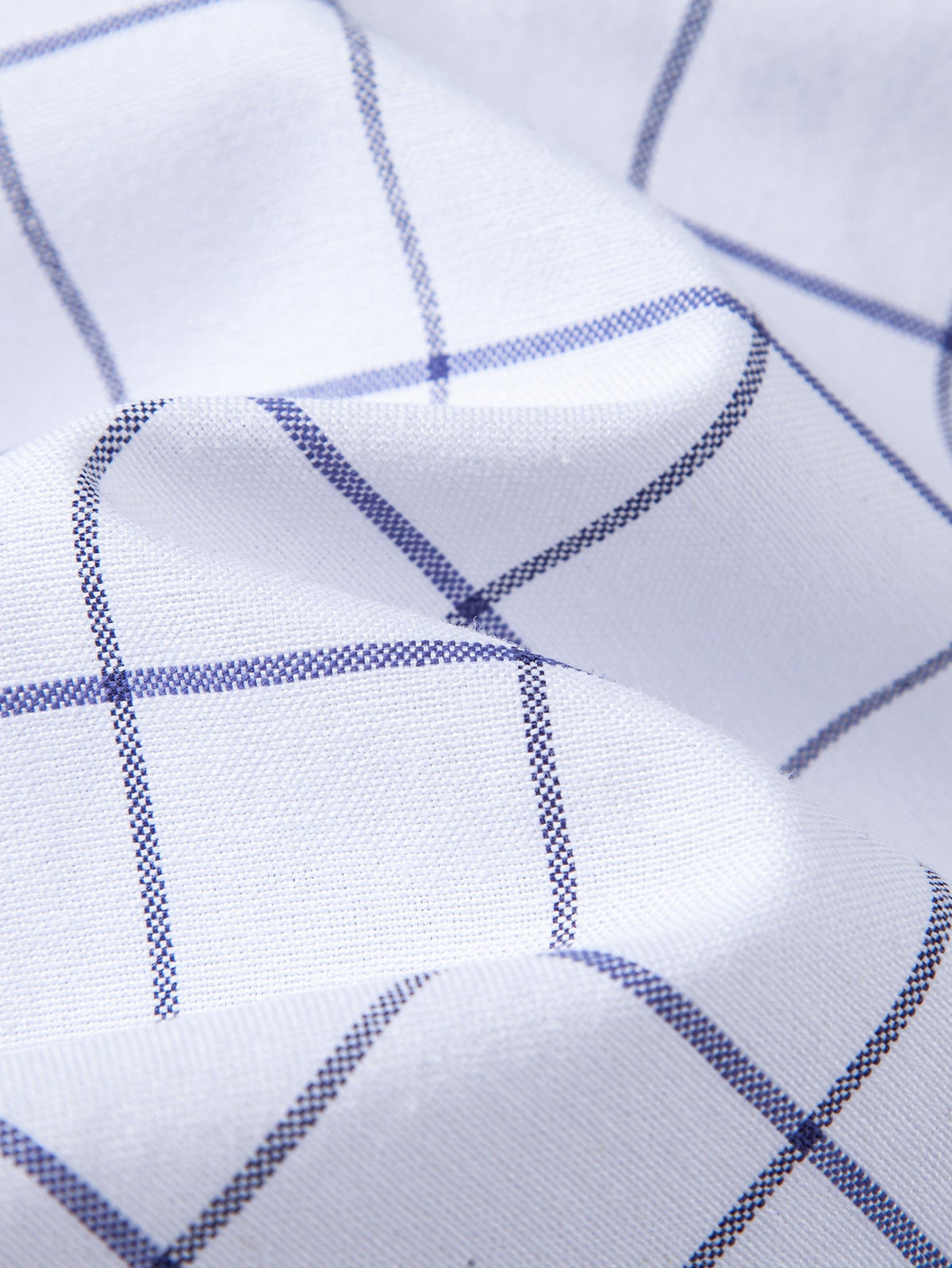 Camisa xadrez de algodão com botões