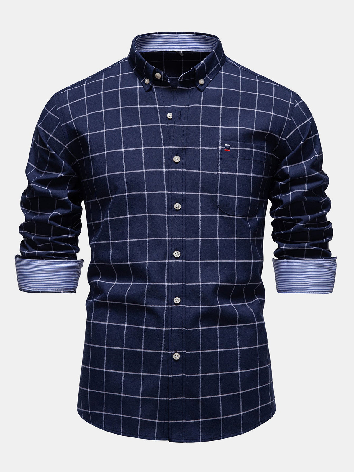 Camisa xadrez de botões