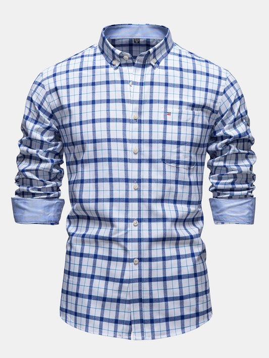 Camisa xadrez de botões