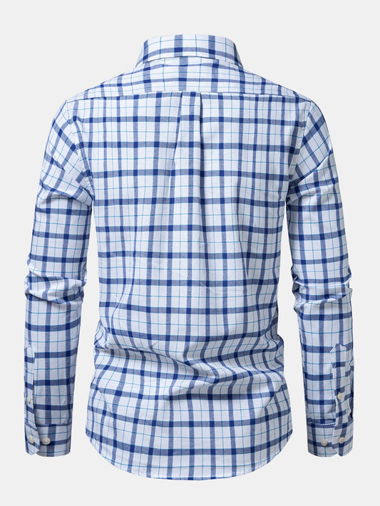 Camisa xadrez de botões