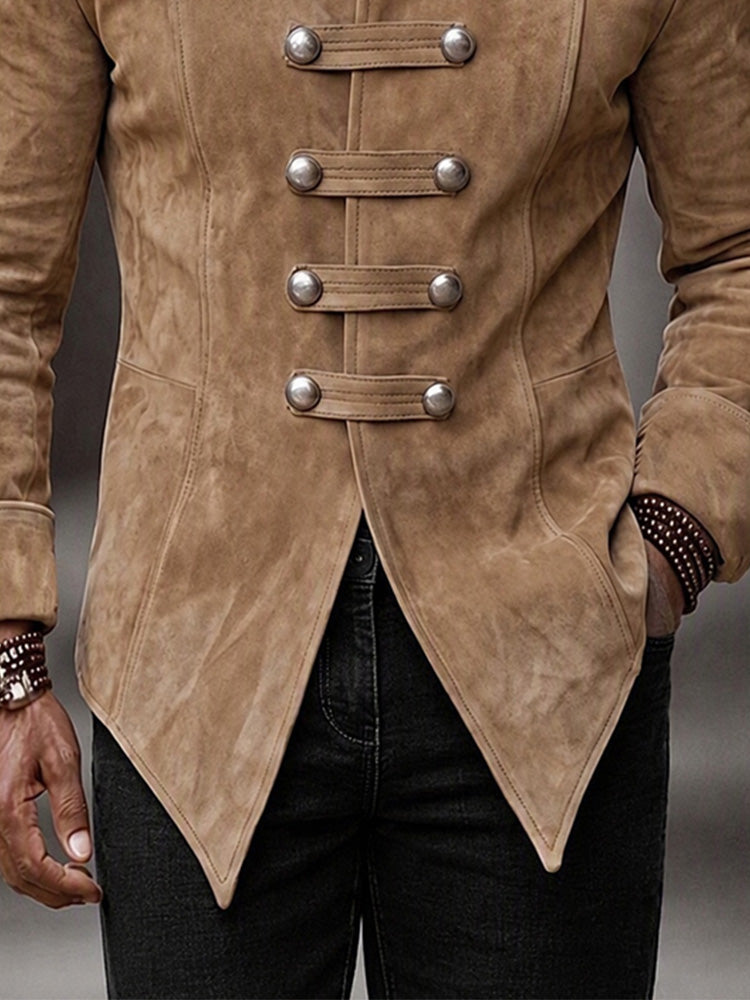 Vintage Olymp Suede Stand Collar Jacket