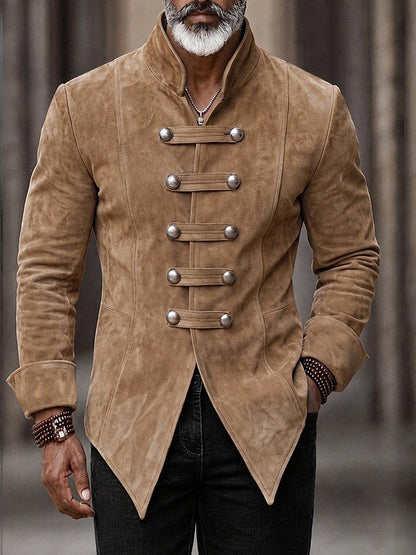 Vintage Olymp Suede Stand Collar Jacket