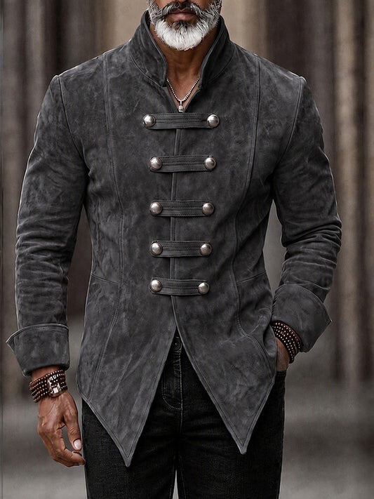 Vintage Olymp Suede Stand Collar Jacket
