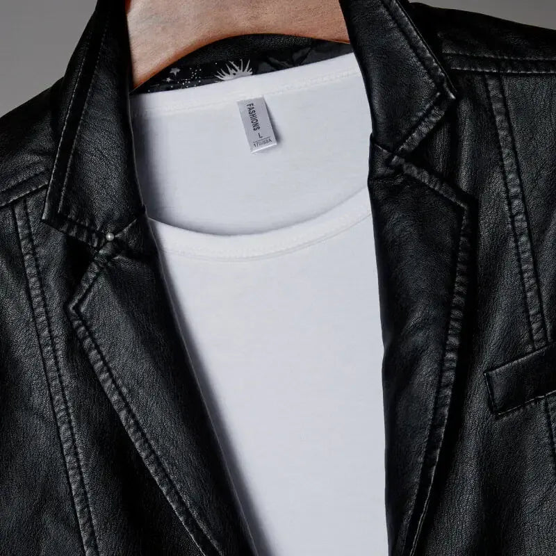 Olymp Leather Blazer