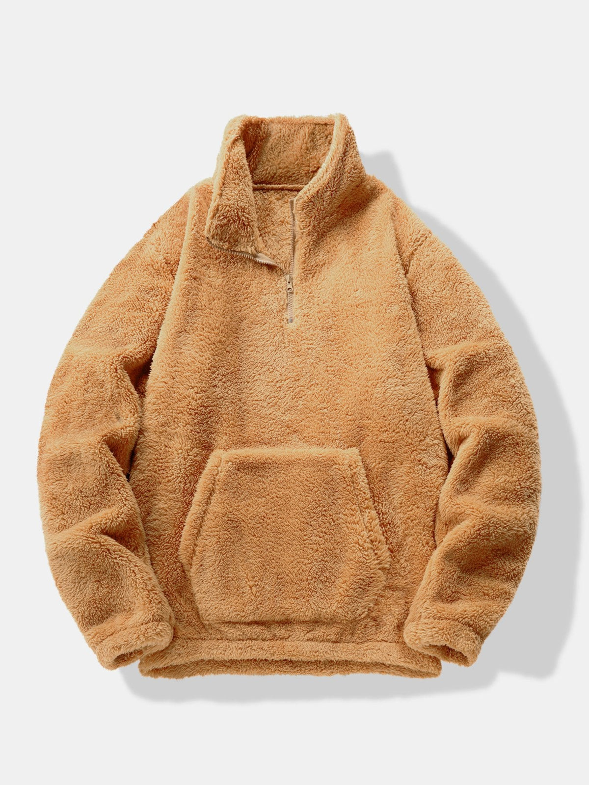 Moletom Teddy com Zíper até a metade