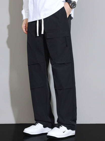 Calça de Perna Reta com Cordão