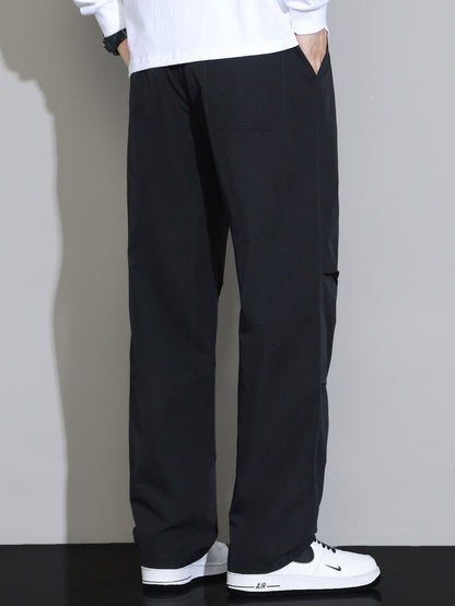 Calça de Perna Reta com Cordão